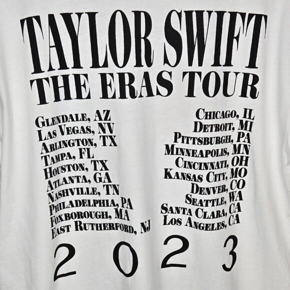 Taylor Swift The Eras Tour Concert Tee Shirt Women's 2023 Swifty Pop Star Fan S - Picture 4 of 5